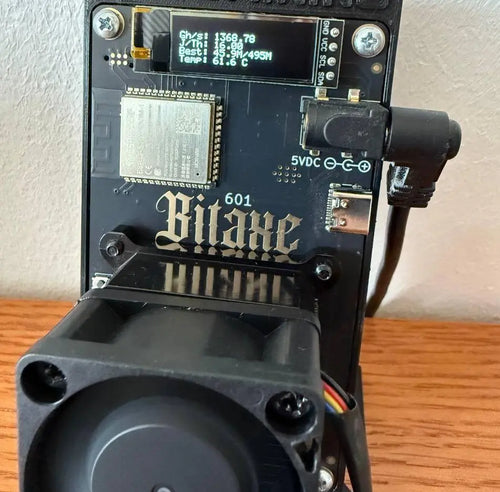 Bitaxe Gamma 601 Solo Miner 1.2TH/S BM1370 Asic Chip 18W (with Stand)